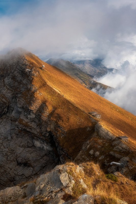 осень, горы, аибга, красная поляна, кавказ, пейзаж Октябрьphoto preview