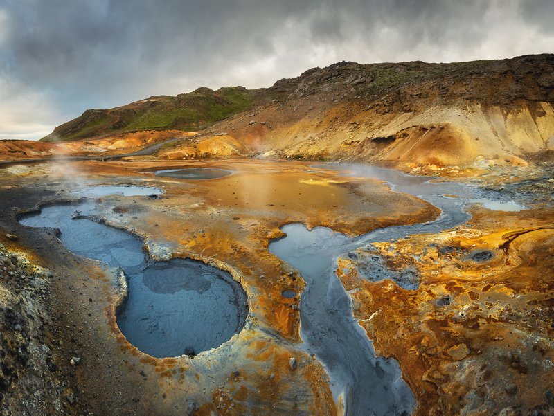 iceland,geothermal,panoramic,nature,summer, Unreal landscapephoto preview