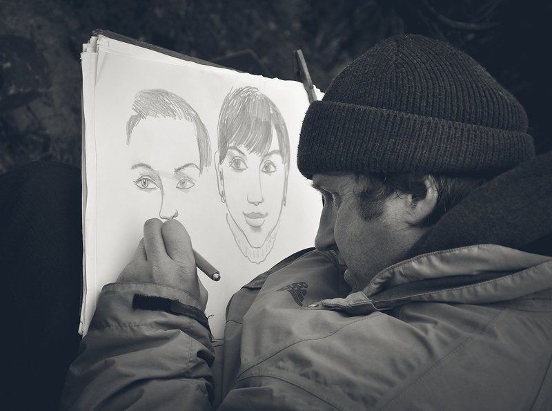 roman shymkovych, роман шимкович, жанр, люди, жанровий портрет, people Художник 2photo preview