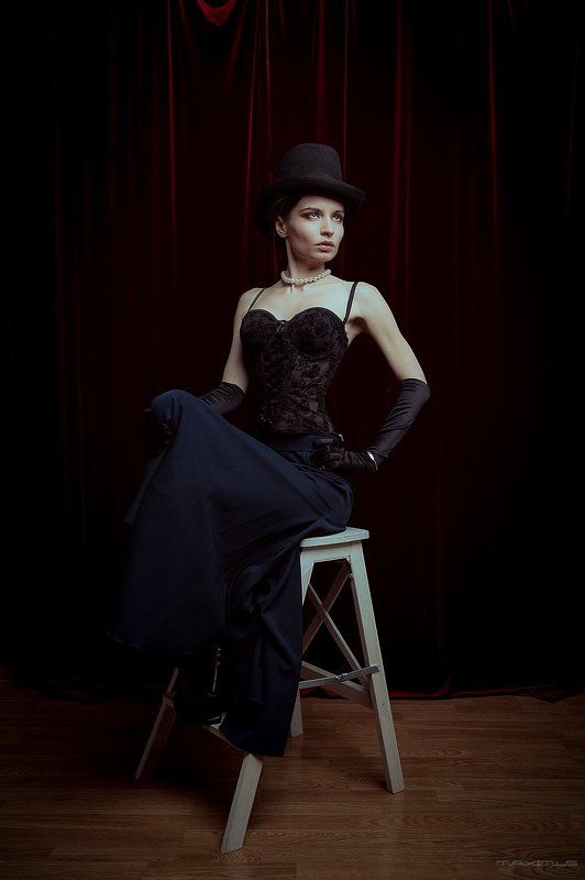 портрет, гламур, девушка, кабаре Кабаре фото превью