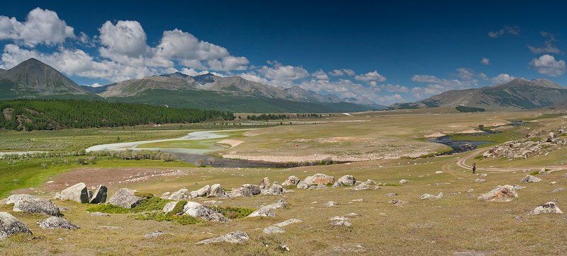 монголия, горы, алтай, река, цаган-усс там, где кумыс рекою льется...photo preview