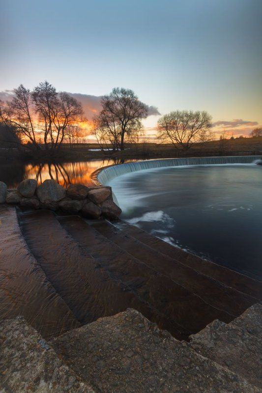 минск, дрозды, водопад, каскад вечер в дроздахphoto preview