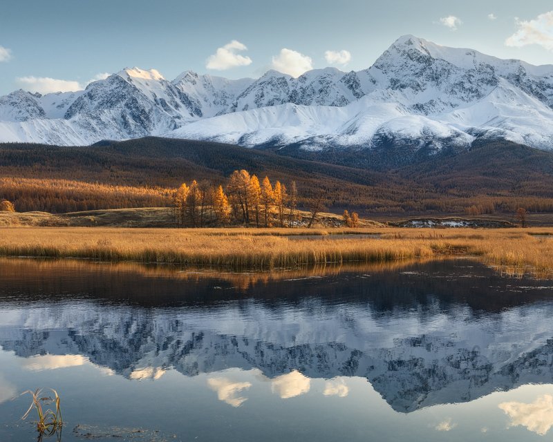 алтай, джангысколь, осень Зеркало Алтаяphoto preview