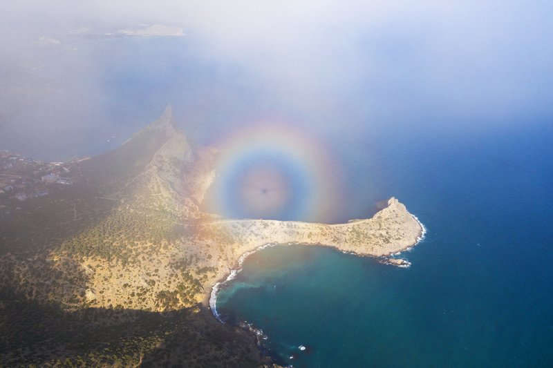 брокенский призрак, глория, новый свет, крым, мыс капчик, mavic2 Брокенский призракphoto preview