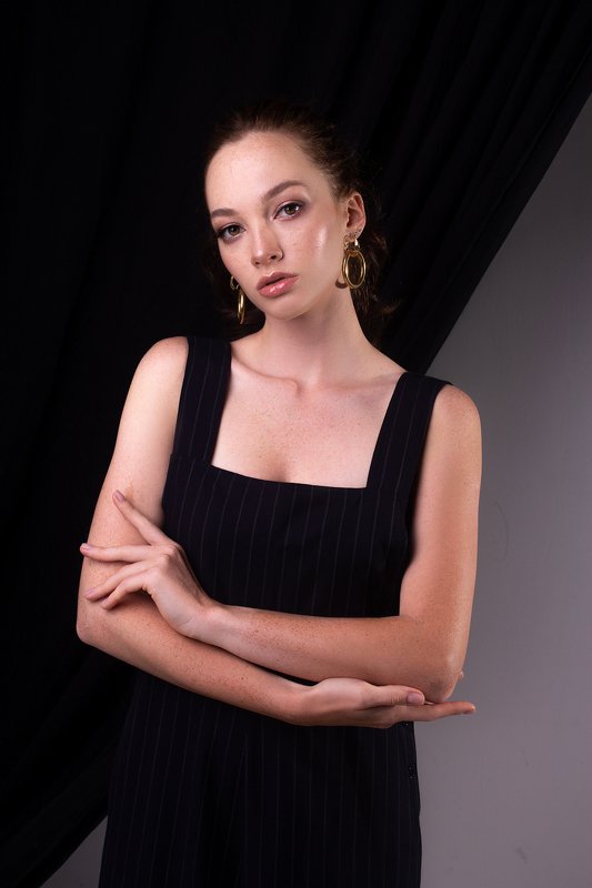 цветы, фотостудия, женский портрет Диана фото превью