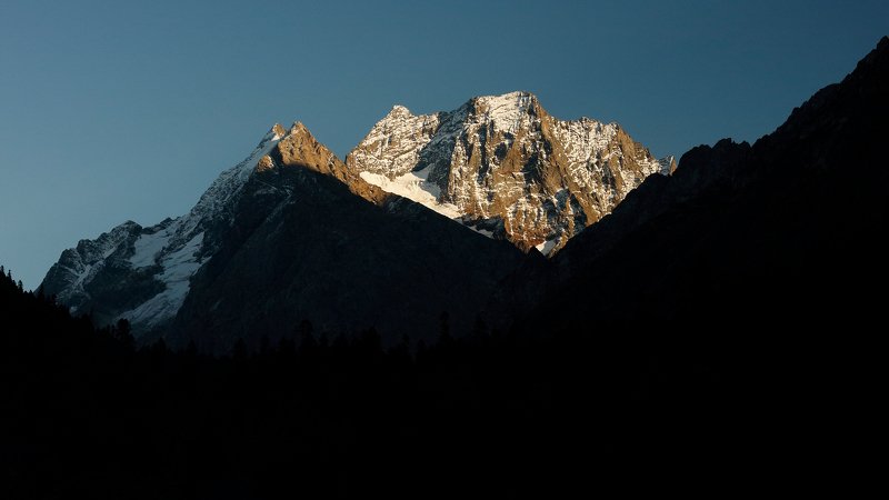 домбай, осень, горы, кчр, домбайульген, пикинэ, photo preview