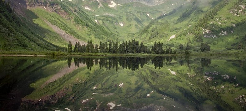 саяны, озеро, медвежье Звуки горного озераphoto preview