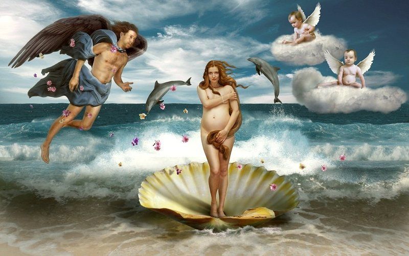 арт, фото Рождение Венерыphoto preview