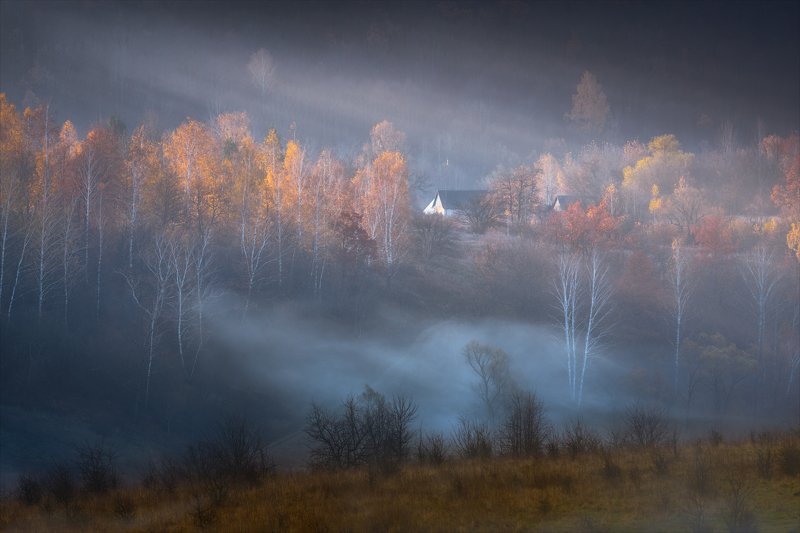 Деревенское утро.photo preview