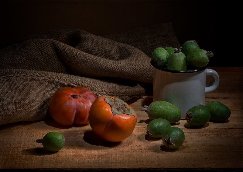 Фейхоа и хурмаphoto preview