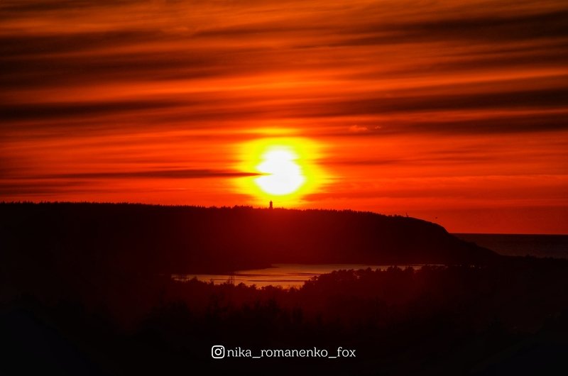 #закат, #sunset, #sea, #море, #природа, #сахалин Закат фото превью