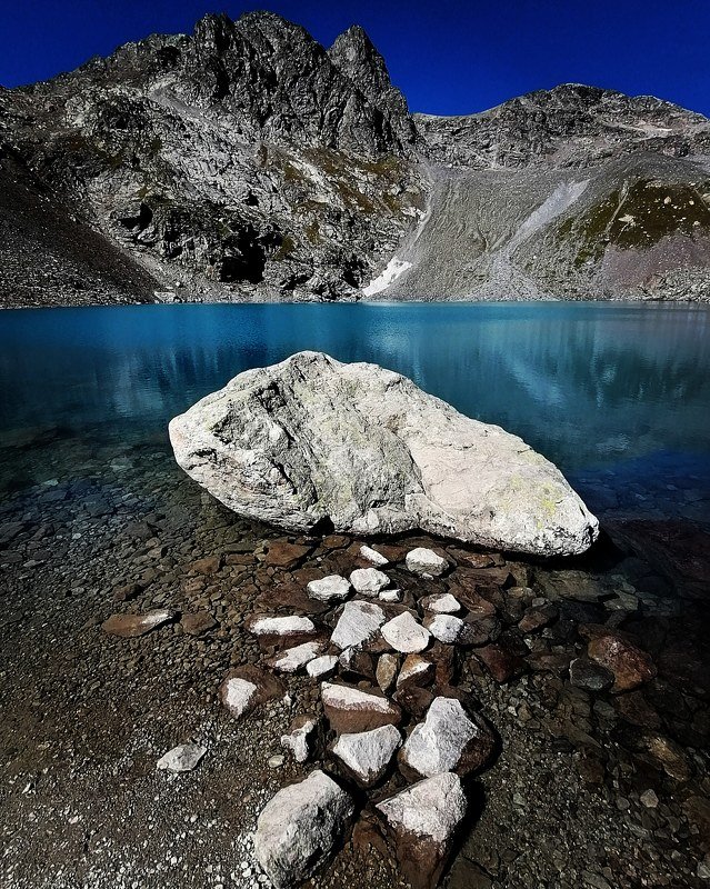 архыз, вода, камни, озеро, горы Софийские  озераphoto preview