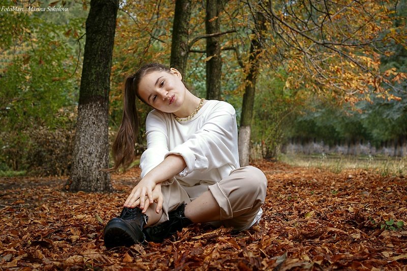 осень,девушка,портрет, Лилия и осень...photo preview