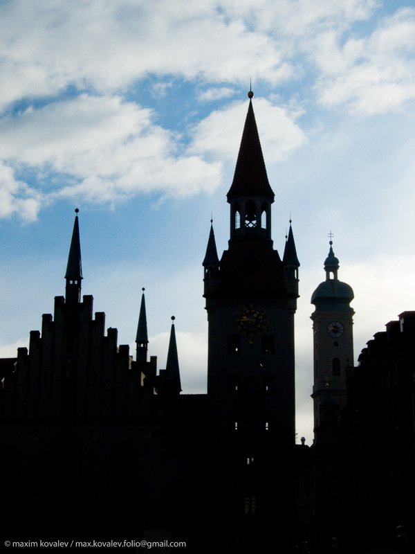europe, germany, muenchen, munich, architecture, city, cloud, cloudy, evening, nature, silhouette, sky, германия, европа, мюнхен, архитектура, вечер, город, небо, облако, облачно, природа, силуэт Силуэт на фоне мюнхенского неба / Silhouette on the background of the Munich skyphoto preview