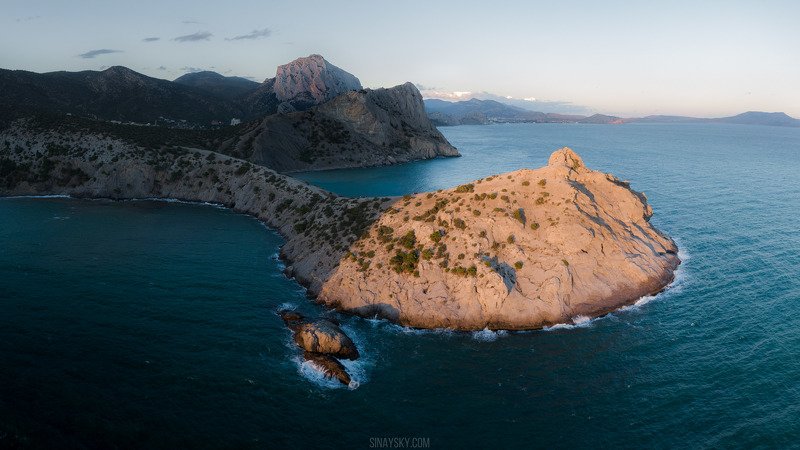 крым, мыс, горы, закат, crimea, cape, mountain Kapchik capephoto preview