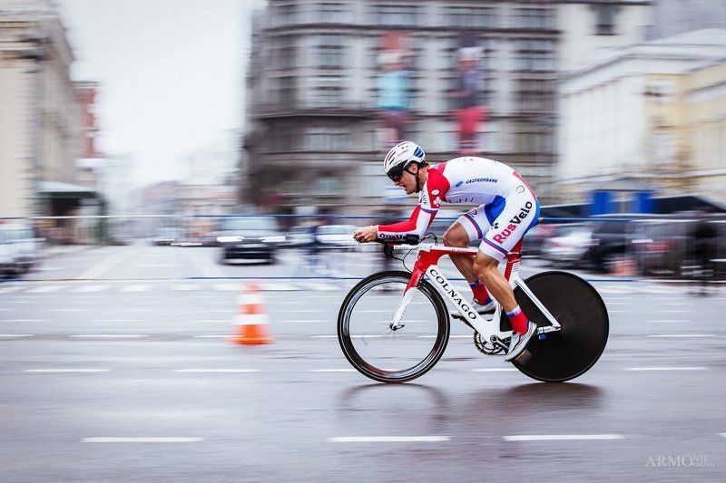 Велосипед, Велоспорт, Гонка, Гонки, Движение, Динамика, Дорога, Москва, Путь, Скорость, Спорт, Старт, Трасса, Финиш, Центр Велогонка «Пять колец Москвы»photo preview