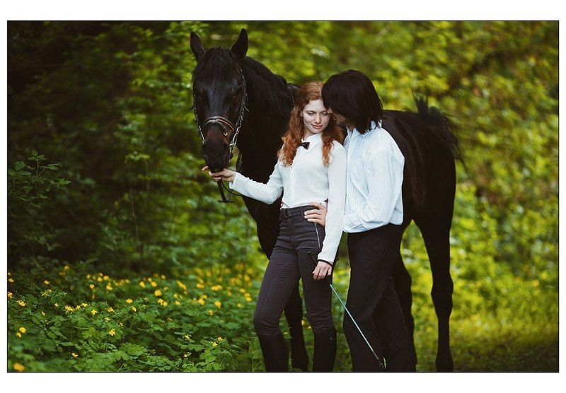 модель, весна, 2013, лошадь, вечер Волшебные выходныеphoto preview