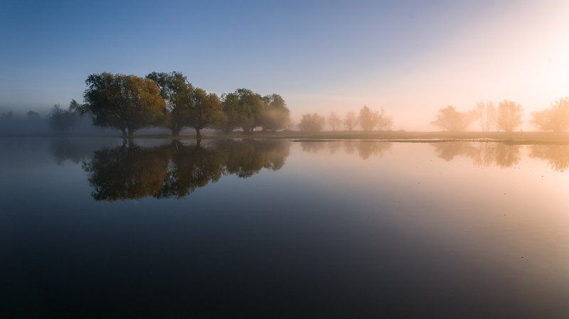 астрахань, утро, река, вода,зеркало,рассвет Как начинается день...photo preview