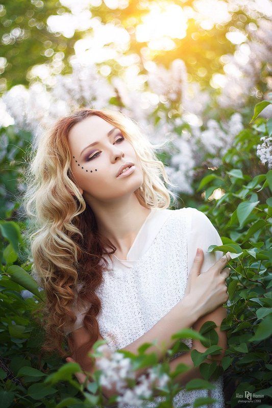 девушка, нежность, цветы, весна, портрет, настроение нежность.photo preview