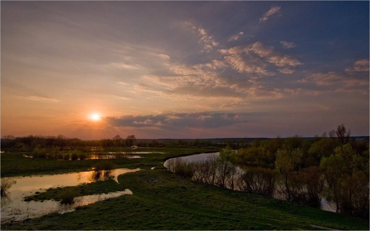 апрельский вечер у Горини. Автор: Николай Шахманцир , Николай Шахманцир