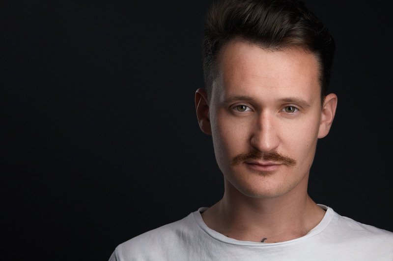 headshot, close-up, portrait, head, studio Georgiyphoto preview