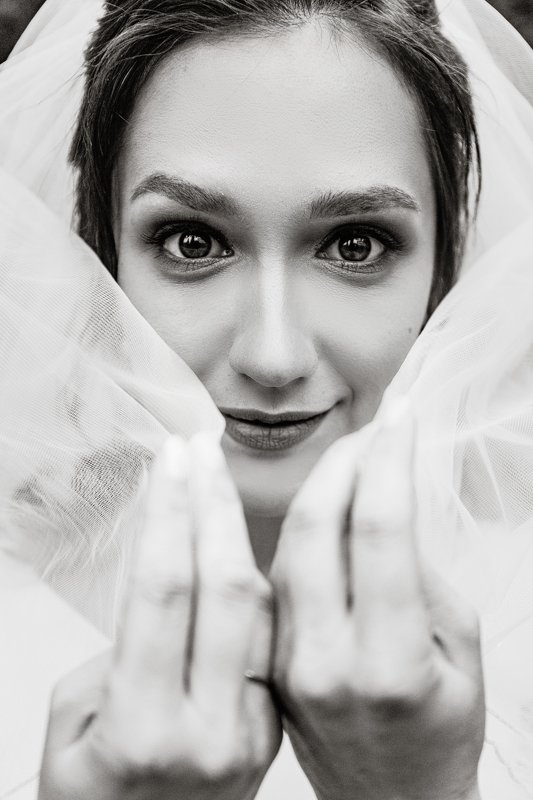 невеста, свадьба, девушка, черно-белое, bride, wedding, wed, black and white, girl, emotion, эмоциии Bridephoto preview