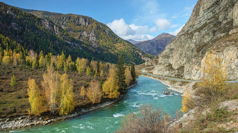 пейзаж, горы,река,Горный Алтай  Красавица Катунь. photo preview