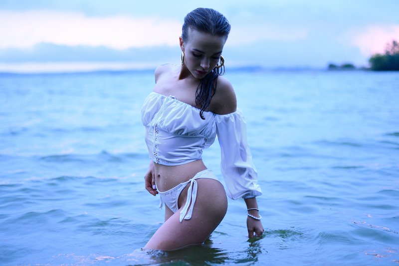 #girl #portrait #redhair #рыжая #девушка #nature #water #вода Breezephoto preview