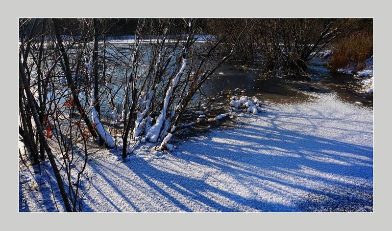 пейзаж первый лёд. озеро. 2020photo preview