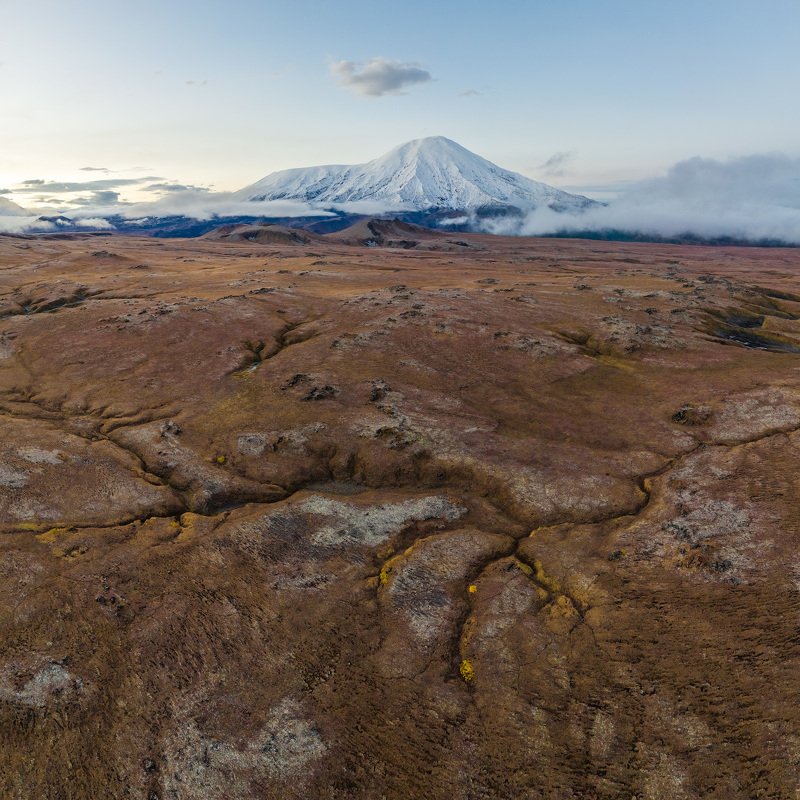 камчатка, вулкан, пейзаж, природа, россия, дальний восток, тундра, панорама, kamchatka, volcano, landscape, nature, russia, far east, tundra, panorama, dji Камчатское утроphoto preview
