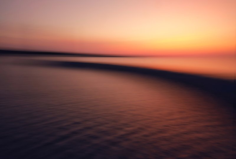 Пейзаж, закат, абстракция Морской пейзаж на закатеphoto preview