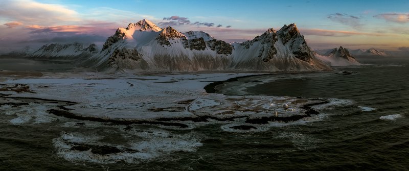 аэрофотосъёмка,пейзаж,iceland Stokksnesphoto preview