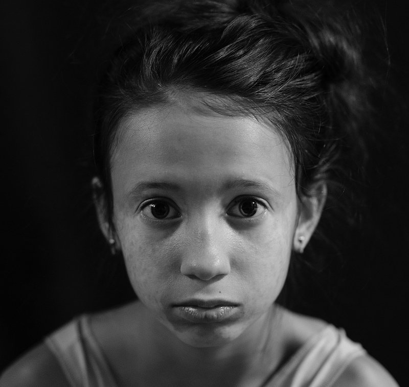 Естественность , черно-белое  Девочка photo preview