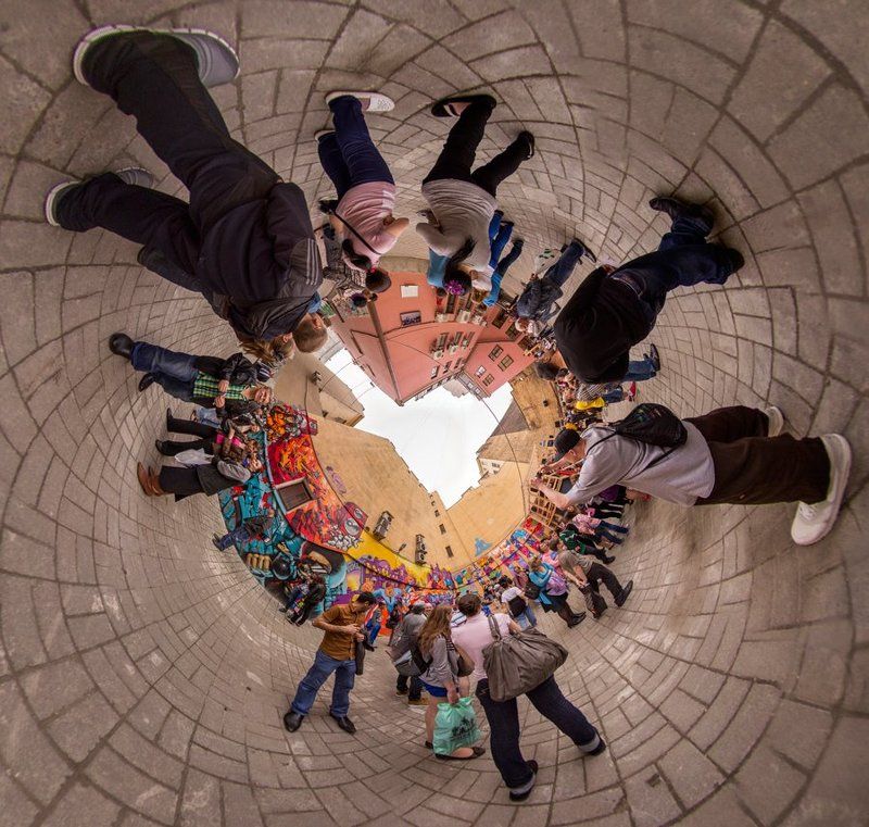 360, Граффити, Люди, Панорама, Сферическая ***photo preview