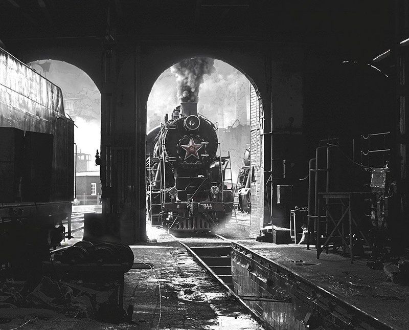 депо, паровоз, лебедянка, стойло Возвращение домой (депо)....photo preview