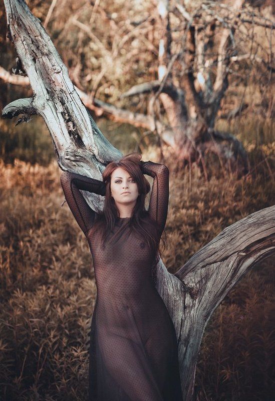 Nude girl blacks dress demoisellephoto preview