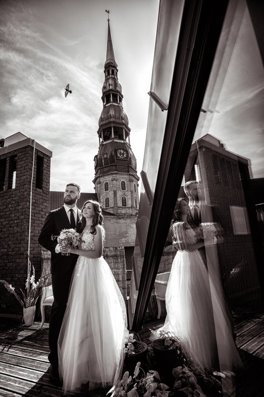 Wedding day in Riga.photo preview