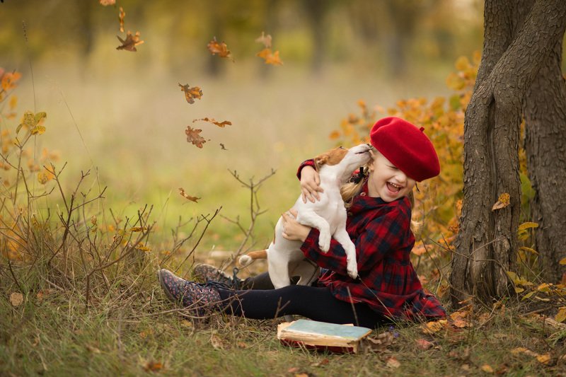 собака, ребенок, дети, счастье, baby, dog, happy Счастьеphoto preview