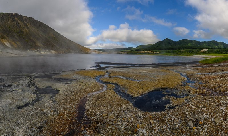 кунашир, курилы, курильские острова, дальний восток, россия, озеро, горы, природа, пейзаж, панорама, kunashir, kuril islands, far east, russia, lake, mountains, nature, landscape, panorama Озеро Кипящее 1photo preview