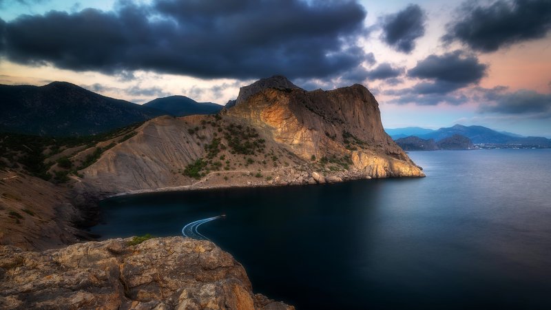 крым Вечер на мысе Капчикphoto preview