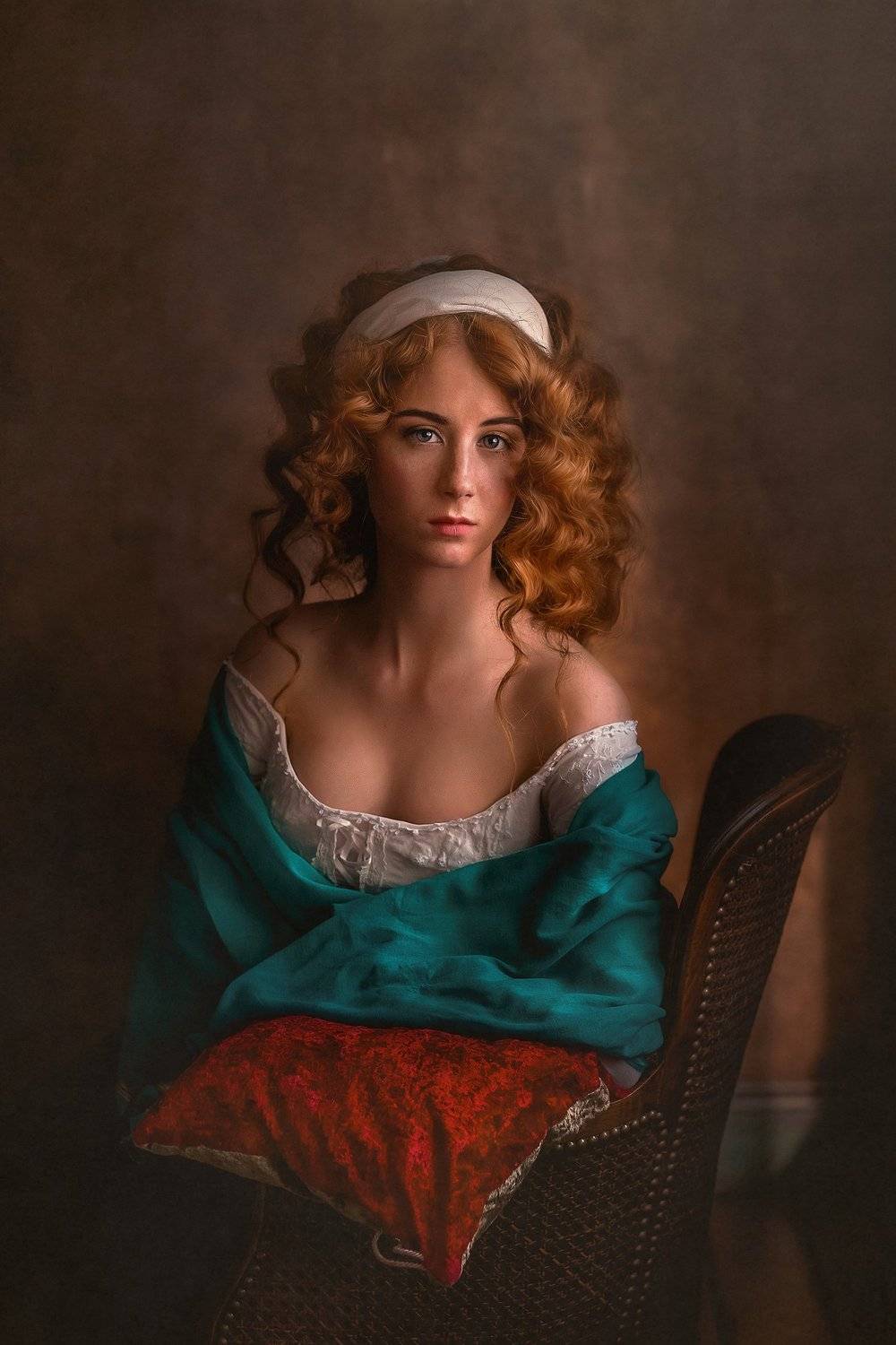 девушка, ретро, винтаж, портрет, Оксана Пипкина