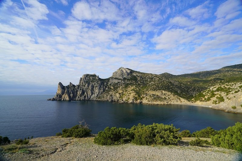 autumn, morning, coast, season, sea, water, landscape, nature, rock Morning in Novemberphoto preview