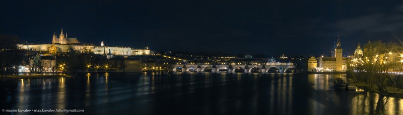 czechia, europe, prague, praha, architecture, bridge, nature, night, panorama, river, water, европа, прага, чехия, архитектура, вода, мост, ночь, панорама, природа, река Прага широким взглядом / A wide view of Praguephoto preview