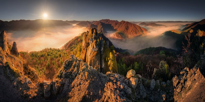 Panorama of Sulov´rocksphoto preview