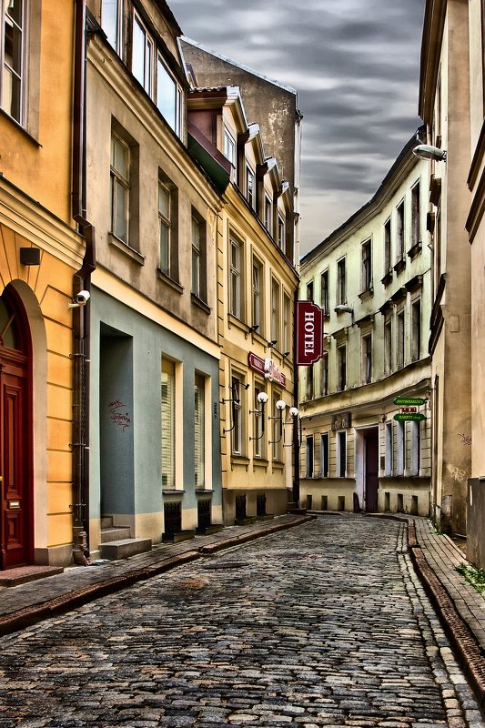 Тихие рижские улочки.photo preview