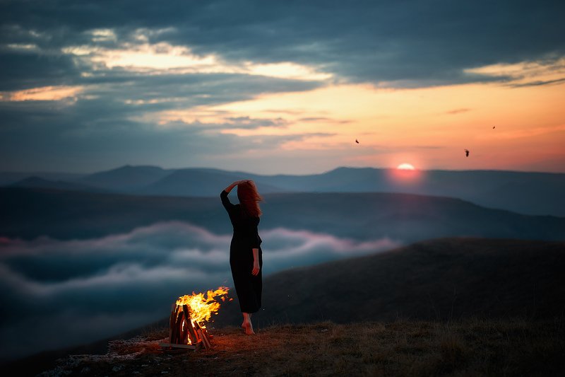 mountain, sunset, sky, landscape, silhouette, nature, people, hiking, mountains, travel, hiker, view, top, rock, sunrise, sea, beach, woman, peak, clouds, person, sun, walking, beautiful, night, fire last hopephoto preview