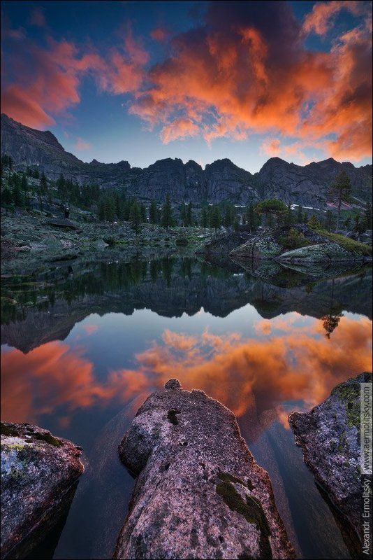 Ergaki, Ергаки ~ Акварельный вечер ~photo preview