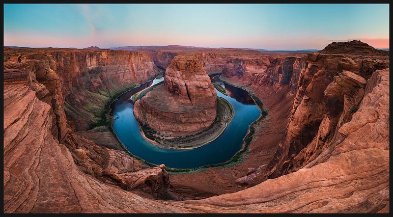 сша, аризона, подкова, река колорадо Омега реки Колорадоphoto preview