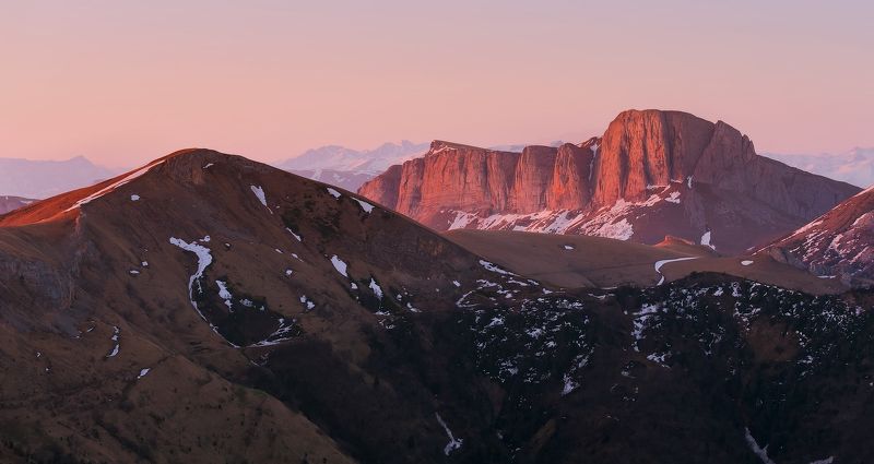 горы, кавказ , рассвет, ачешбок , май 2013 АЧЕШБОК ВОСТОЧНЫЙ -2photo preview