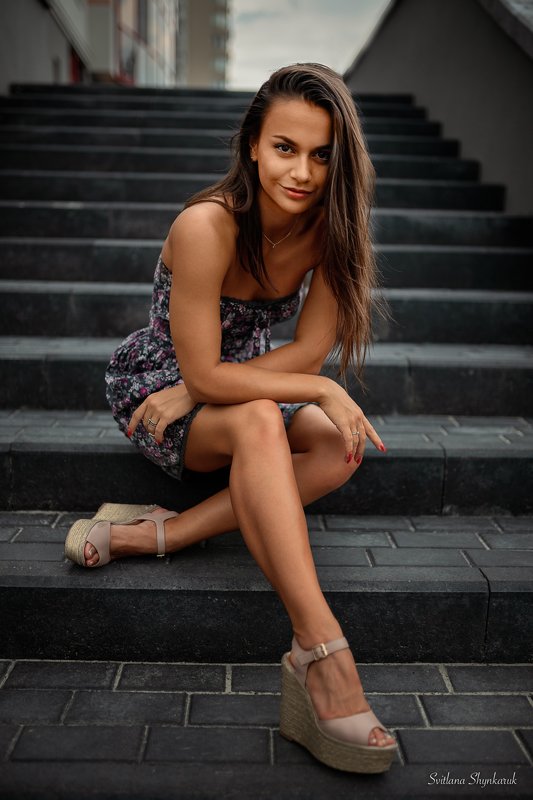 beauty, summer, evening, smiling Evening with your smilephoto preview